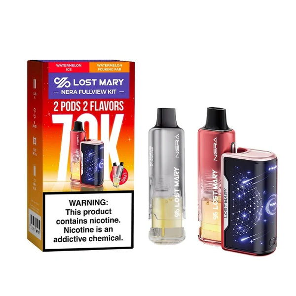 LOST MARY NERA FULLVIEW 70K DISPOSABLE FULL KIT - 70,000 PUFFS - Image 11