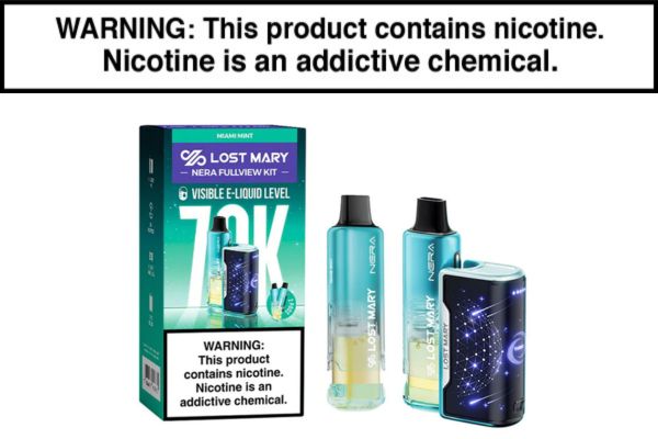 LOST MARY NERA FULLVIEW 70K DISPOSABLE FULL KIT - 70,000 PUFFS - Image 3