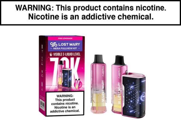 LOST MARY NERA FULLVIEW 70K DISPOSABLE FULL KIT - 70,000 PUFFS - Image 5
