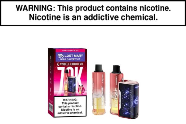 LOST MARY NERA FULLVIEW 70K DISPOSABLE FULL KIT - 70,000 PUFFS - Image 6