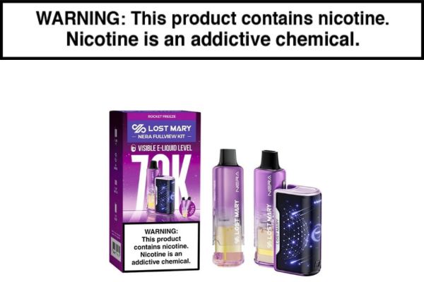 LOST MARY NERA FULLVIEW 70K DISPOSABLE FULL KIT - 70,000 PUFFS - Image 7