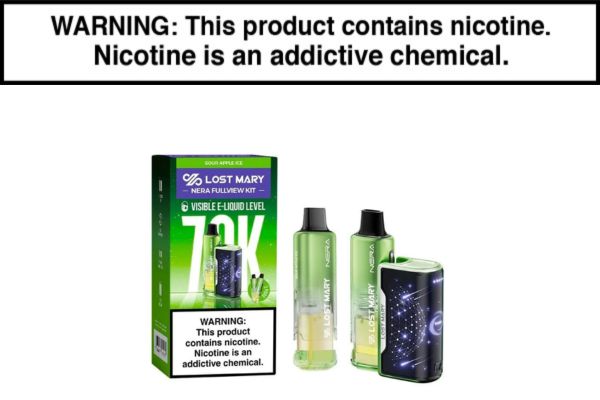 LOST MARY NERA FULLVIEW 70K DISPOSABLE FULL KIT - 70,000 PUFFS - Image 9