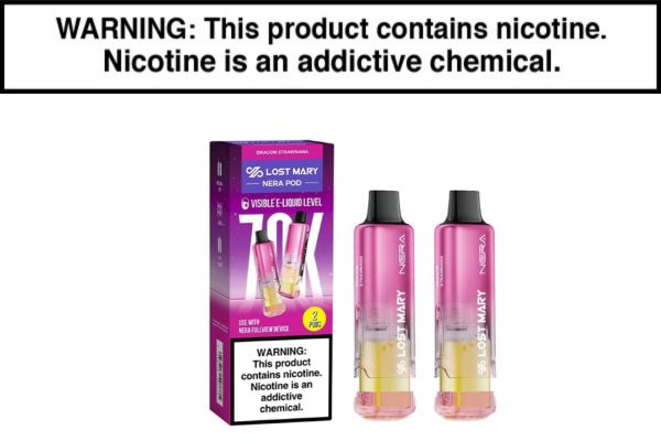 LOST MARY NERA FULLVIEW 70K DISPOSABLE PODS - 70,000 PUFFS - Image 2