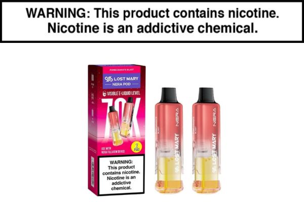 LOST MARY NERA FULLVIEW 70K DISPOSABLE PODS - 70,000 PUFFS - Image 6