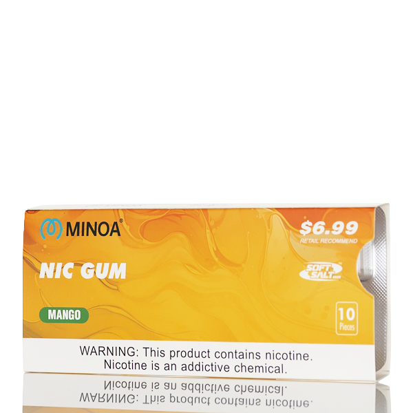 Minoa Soft Salt Nic Gum - Pack of 10 - Image 8