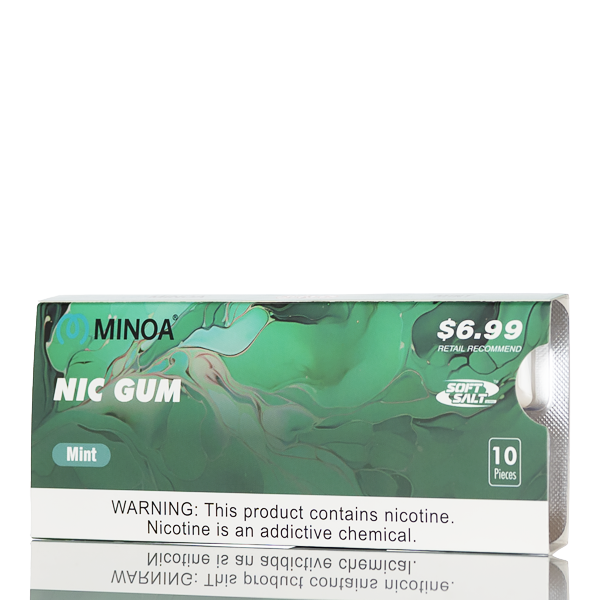 Minoa Soft Salt Nic Gum - Pack of 10 - Image 10