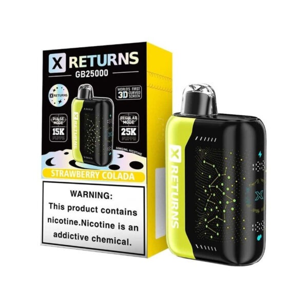PULSE X RETURNS DISPOSABLE VAPE - 25,000 PUFFS