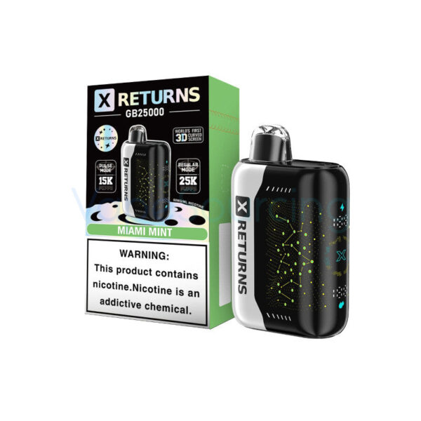 PULSE X RETURNS DISPOSABLE VAPE - 25,000 PUFFS