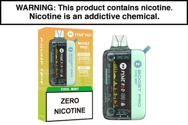 PYNE POD BOOST PRO 20K ZERO NIC DISPOSABLE VAPE - 20,000 PUFFS - Image 2