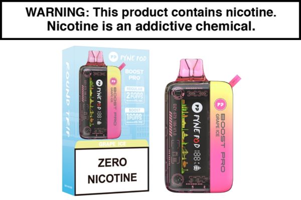 PYNE POD BOOST PRO 20K ZERO NIC DISPOSABLE VAPE - 20,000 PUFFS - Image 3
