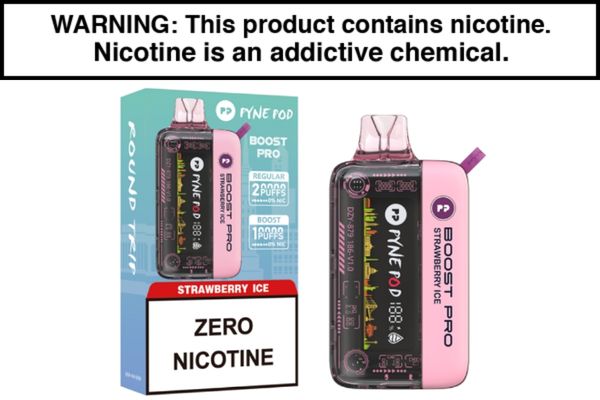 PYNE POD BOOST PRO 20K ZERO NIC DISPOSABLE VAPE - 20,000 PUFFS - Image 4