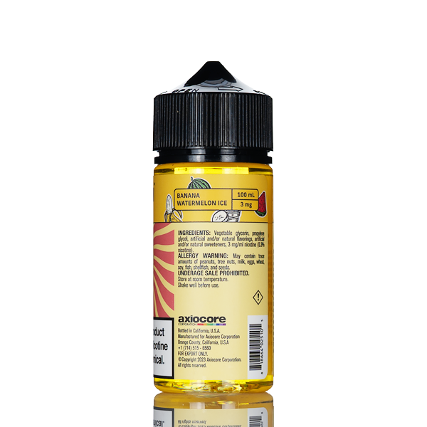 Banana Watermelon Ice by Yogi Blends E-Liquid 100mL - Image 2
